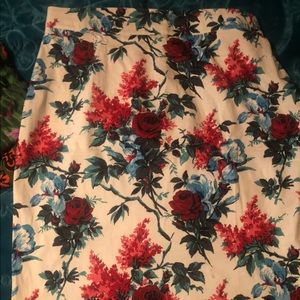 Laura Byrnes roses skirt size 4X